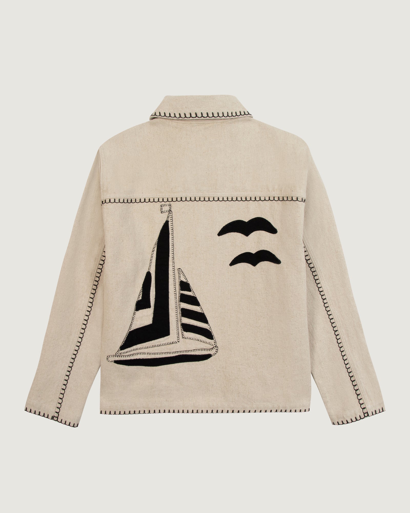 Sailing Boat "Linen And Cotton" Lemonnier Jacket