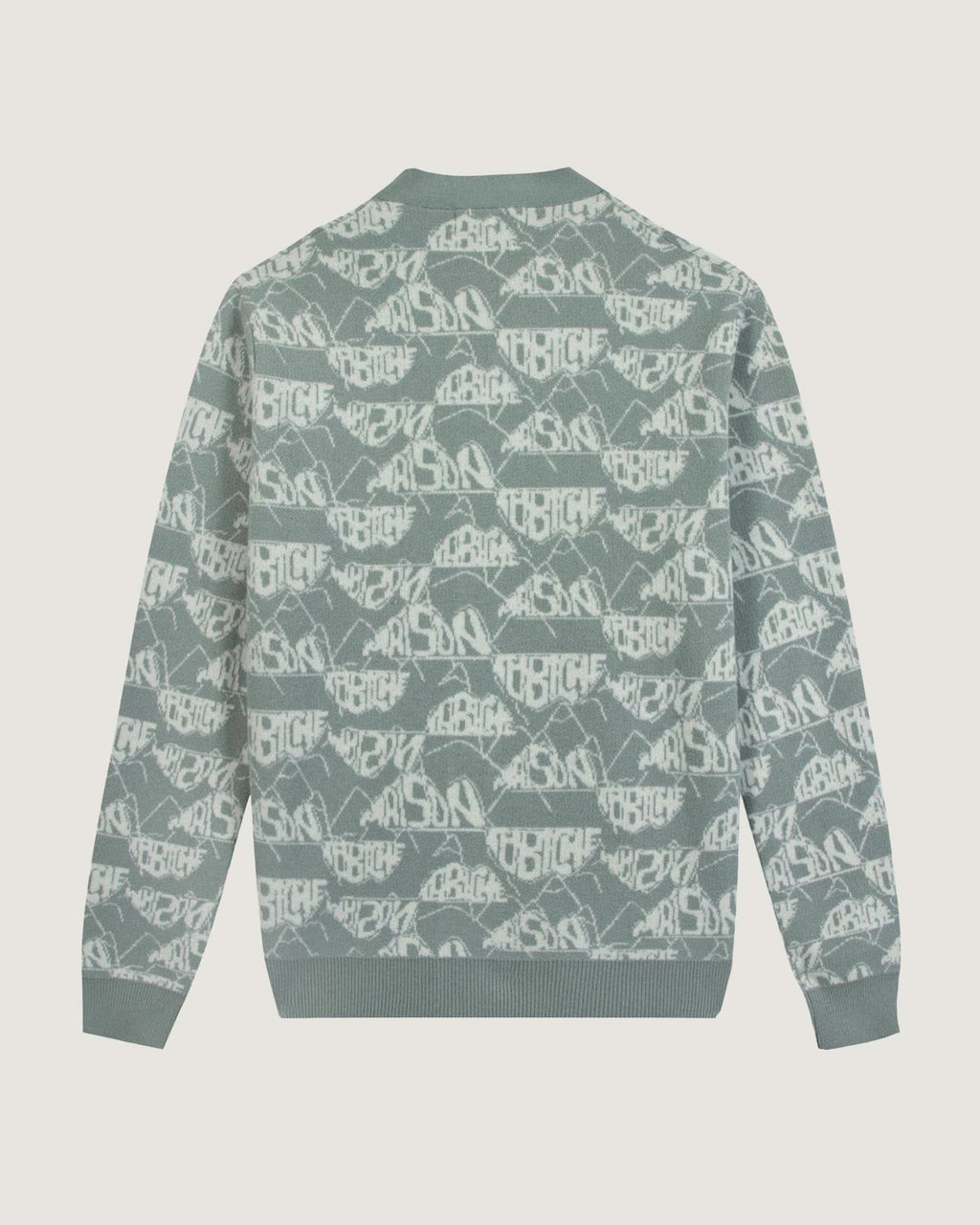 Cardigan "Mountains" Lhomme Wool