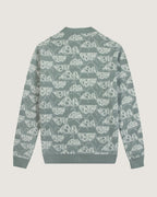 Cardigan "Mountains" Lhomme Wool