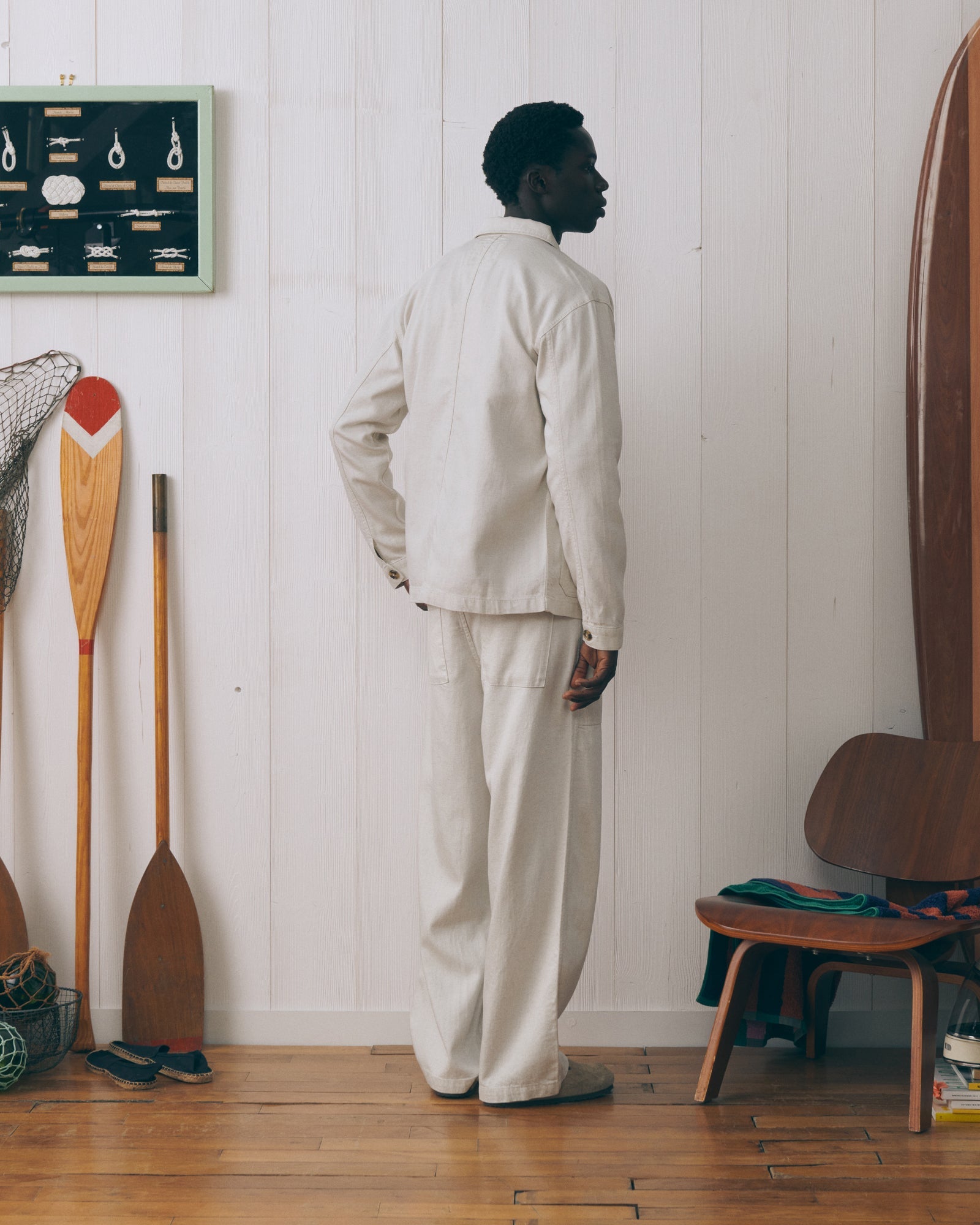 Maison Labiche "Mixed Linen" Sébasto Jacket