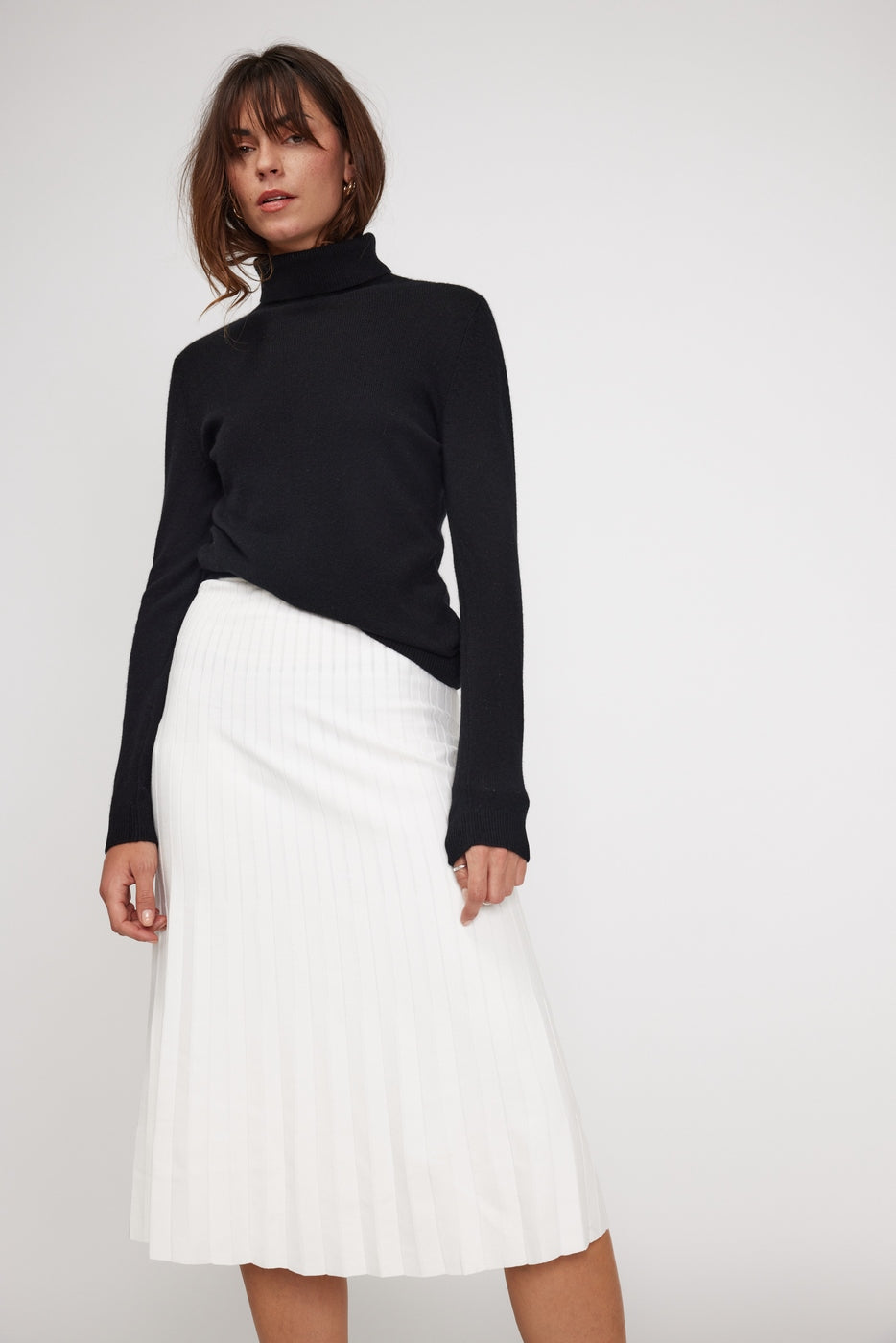 Zoe Roll-Neck Jumper - Black