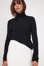 Zoe Roll-Neck Jumper - Black