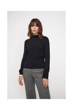 Zuella Funnel Neck Jumper - Black