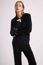 Zuma Zip-Up Hoodie - Black