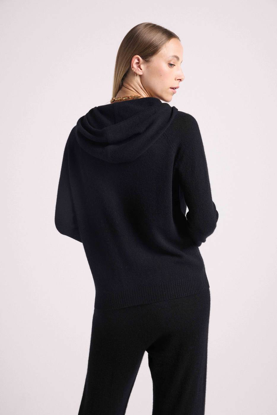 Zuma Zip-Up Hoodie - Black