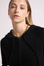 Zuma Zip-Up Hoodie - Black