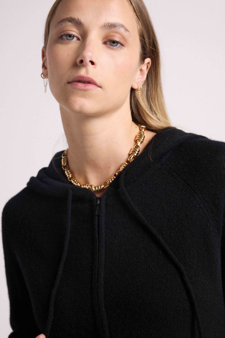 Zuma Zip-Up Hoodie - Black
