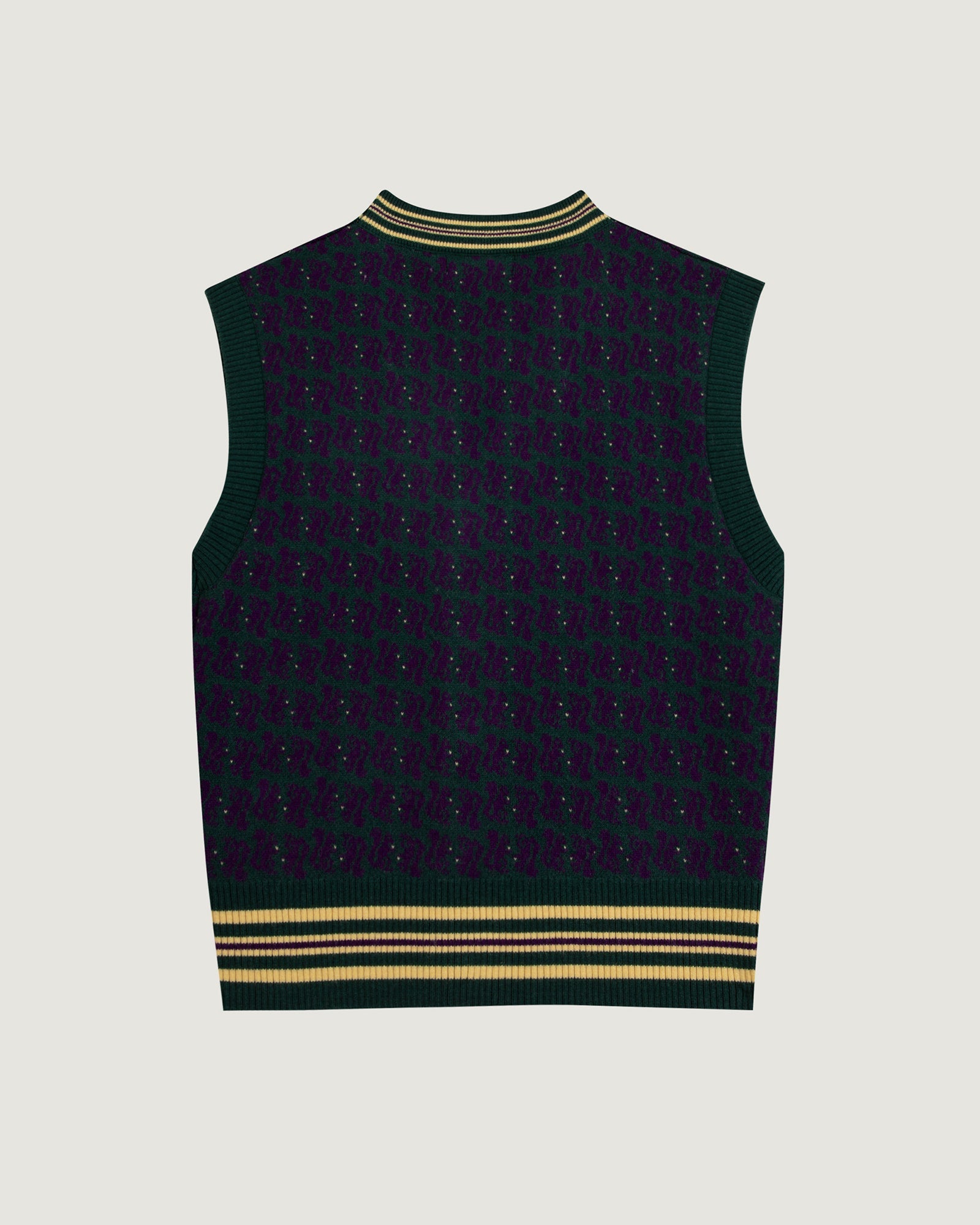 Cardigan Sans Manches "Squirrel Jacquard" Alombert