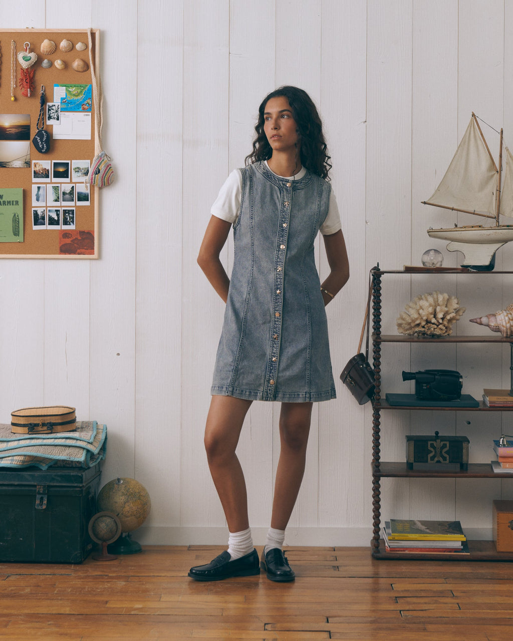 Vestido "Botones Mar" Aulas
