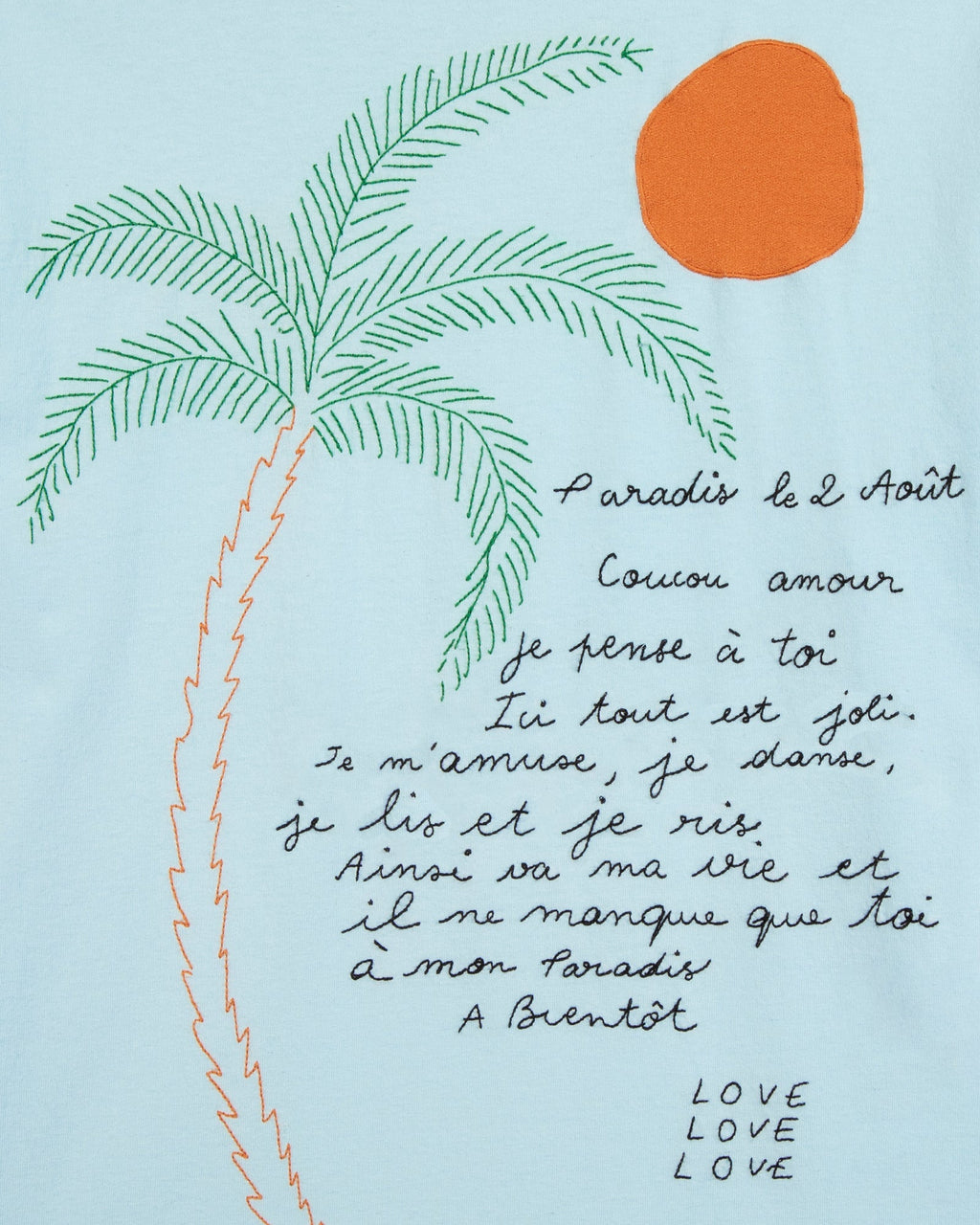 Camiseta "Palmera" Bainville
