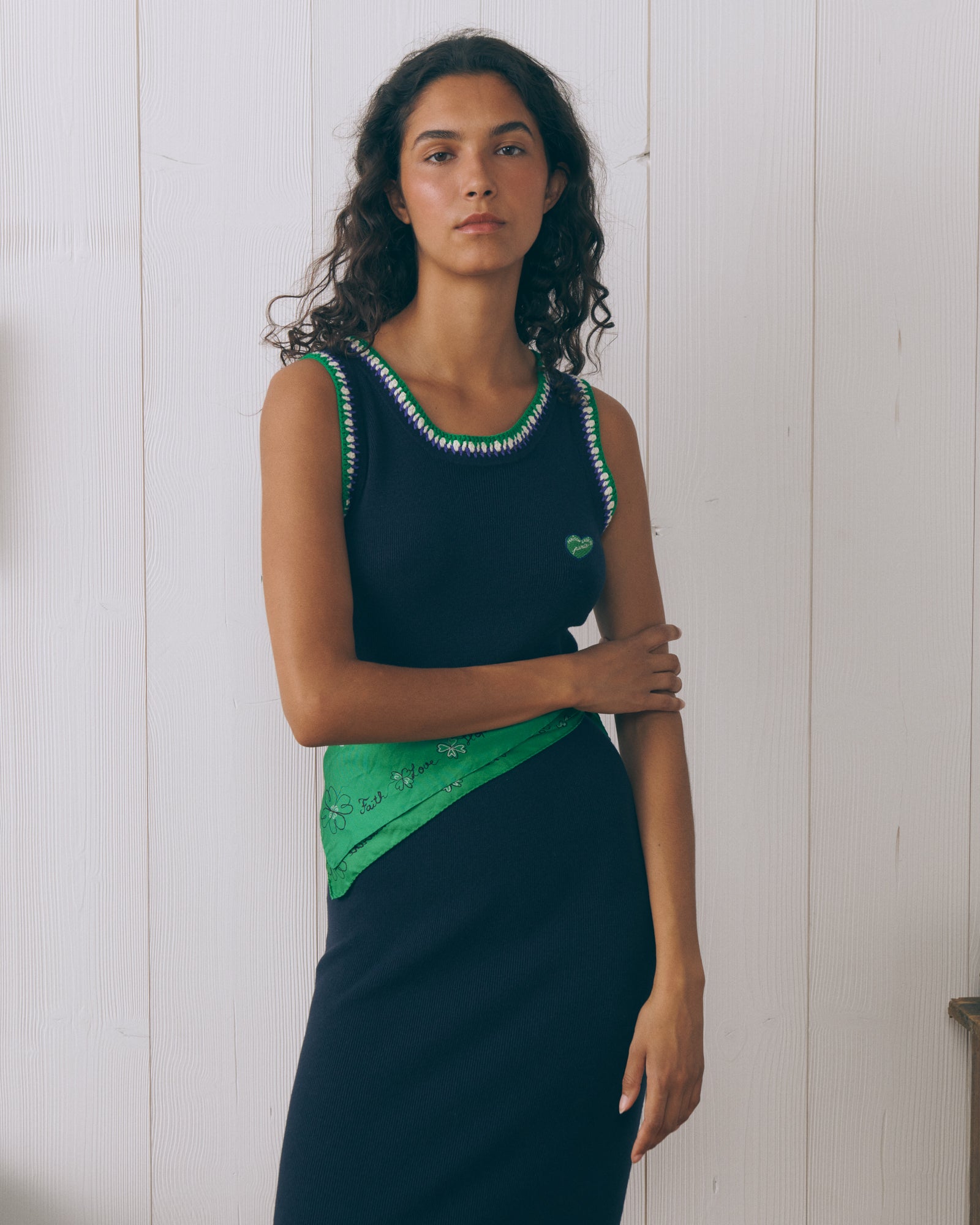 "Heart Patch" Bargue Dress