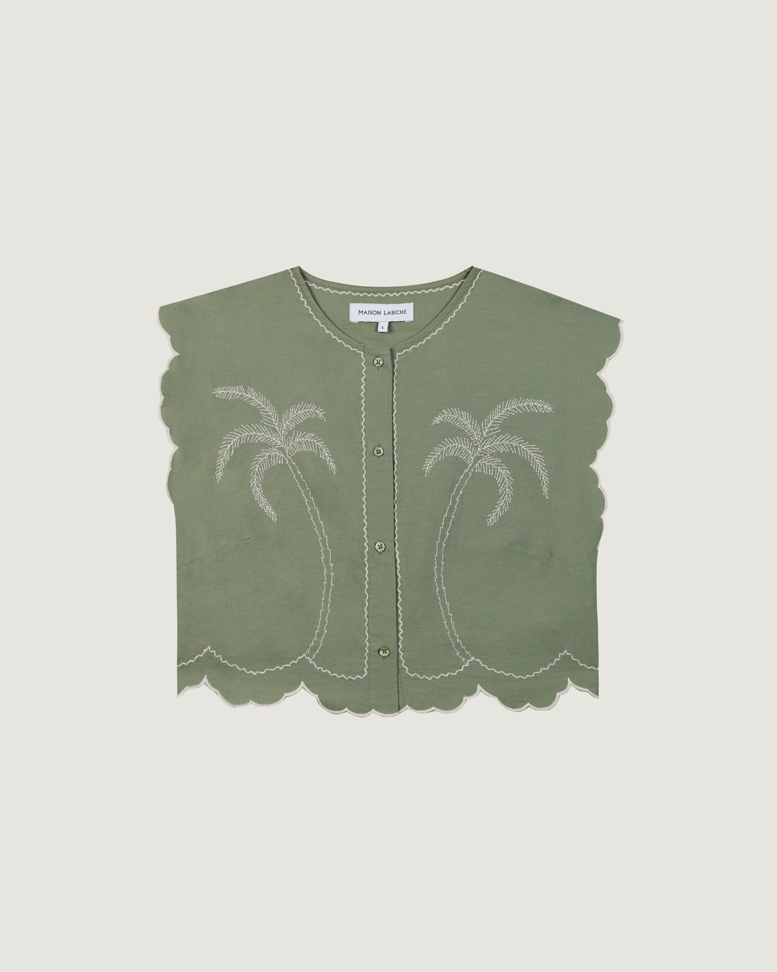 Palm Tree "Linen And Cotton" Bessin Shirt