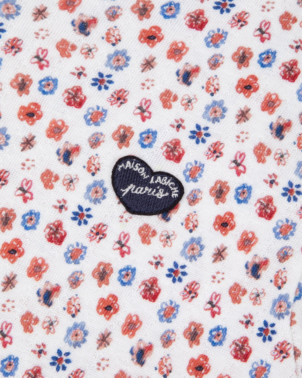 Ribbed "Patch Coeur" Folies T-Shirt