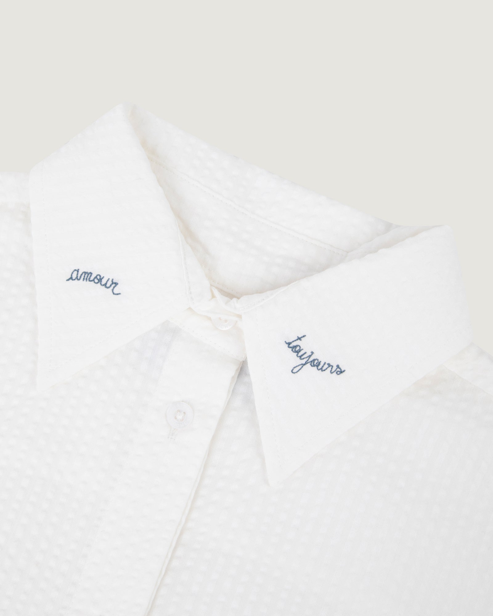 Chemise Amour Toujours "Seersucker" Grisel