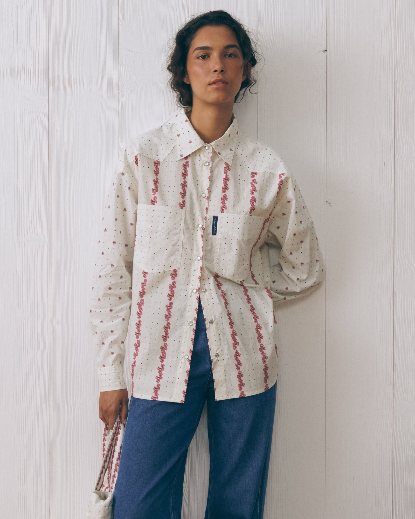 Chemise Fleurs D Été "Poplin" Monselet