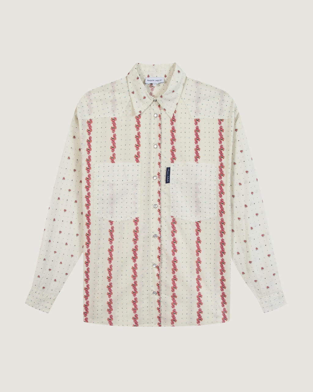 Chemise Fleurs D Été "Poplin" Monselet