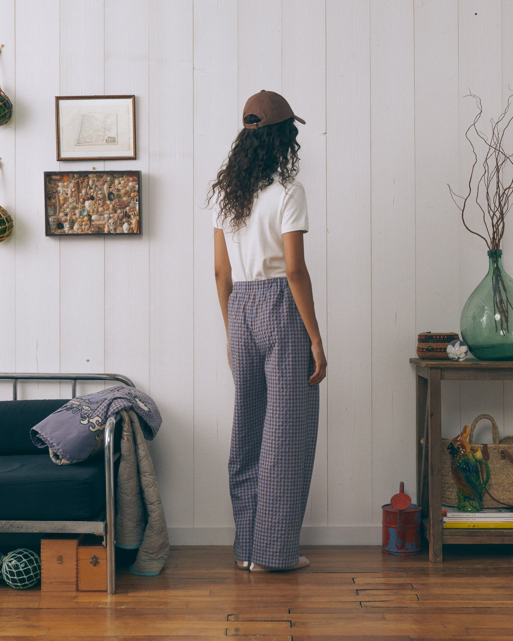 Pantalon "Seersucker" Oudin