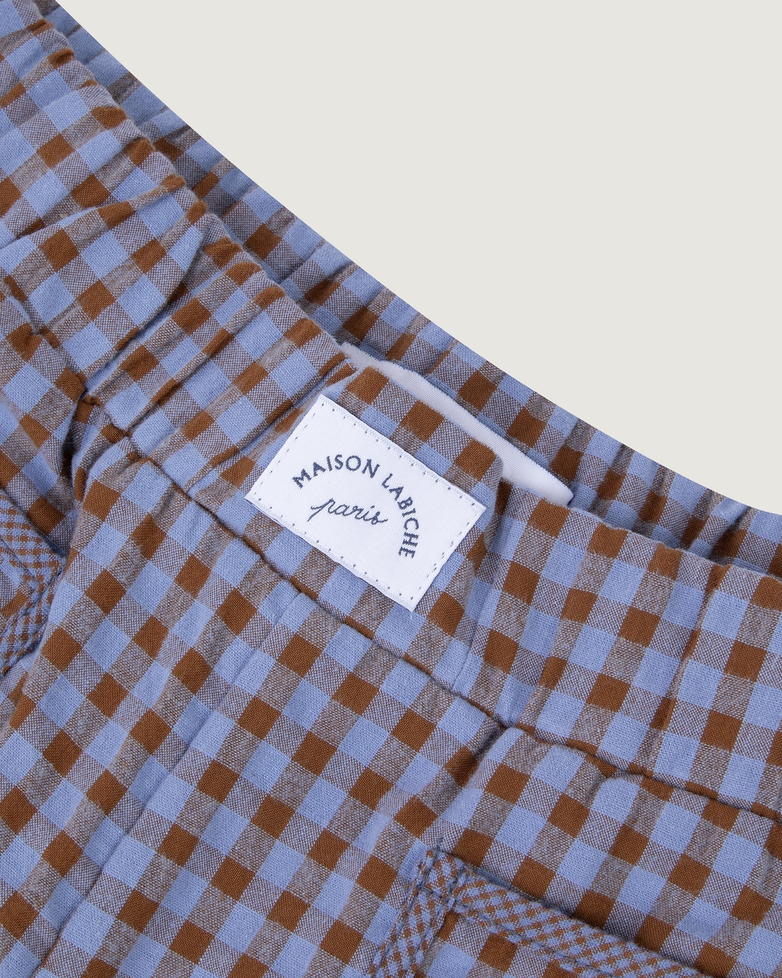 Pantalon "Seersucker" Oudin
