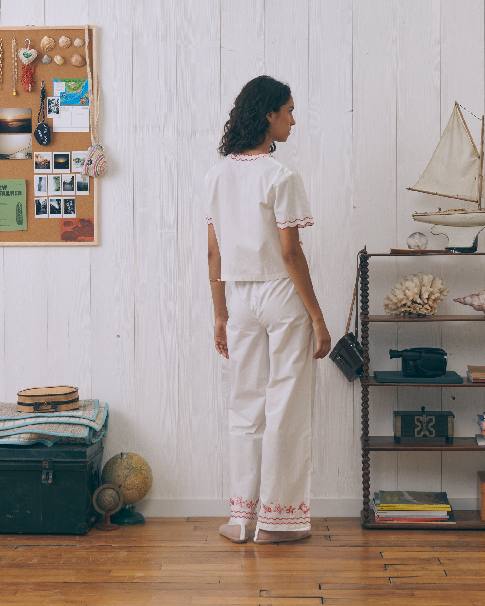 "Linen And Cotton" Shells Oudin Trousers