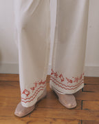 "Linen And Cotton" Shells Oudin Trousers