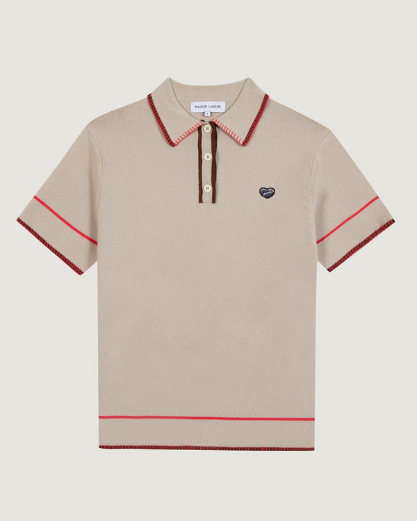 Polo "Patch Coeur" Planchat - Mujer