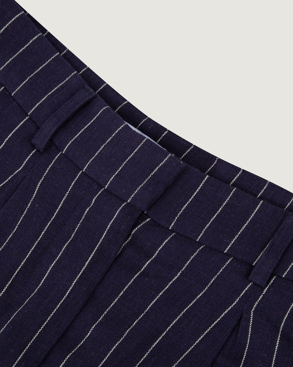 Striped "Mixed Linen" Polonceau Polo