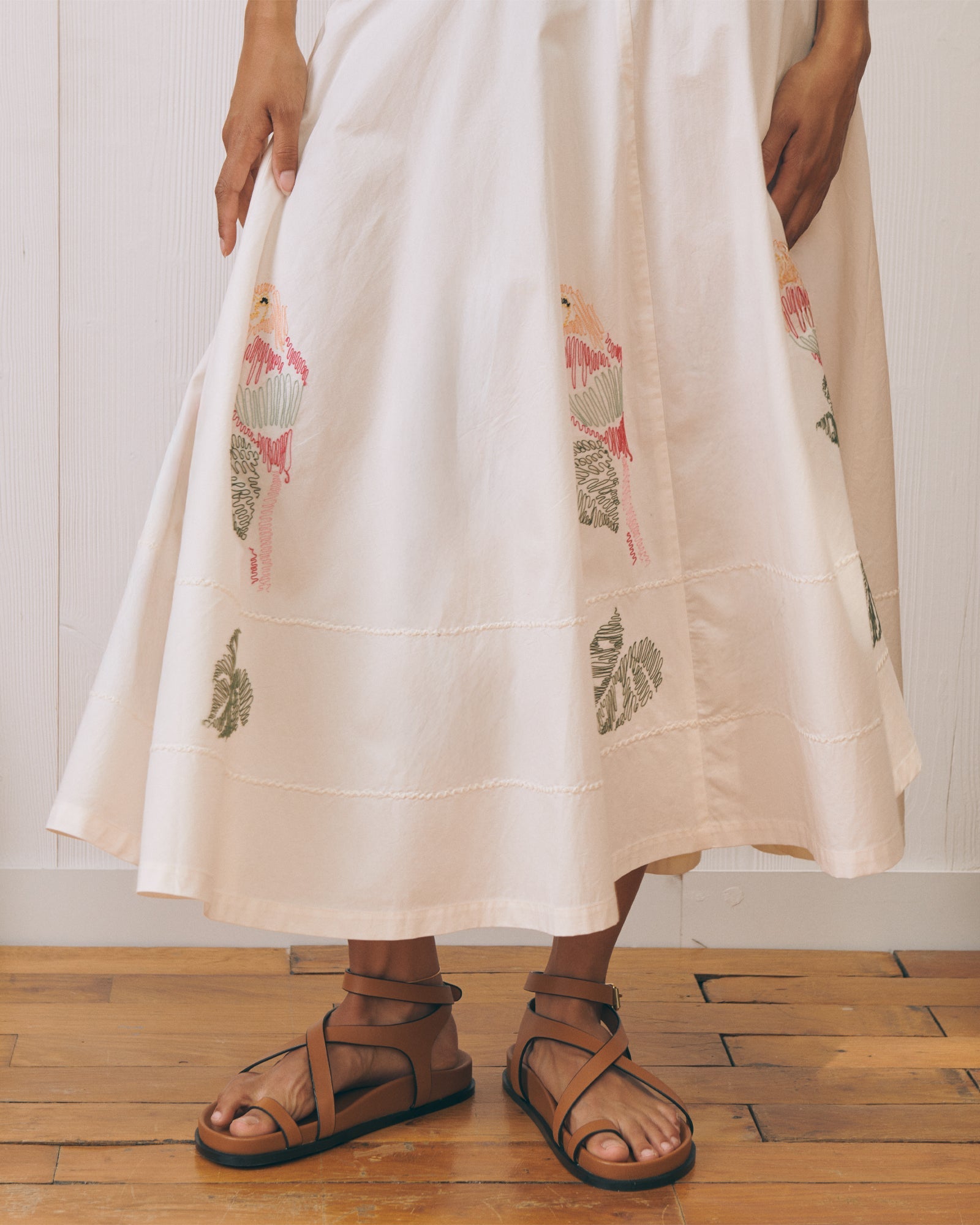 Jupe Parrots "Linen And Cotton" Portalis