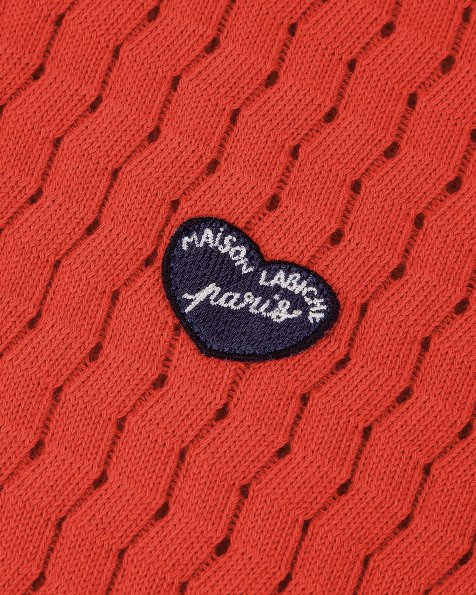 Polo "Patch Coeur" Rouche
