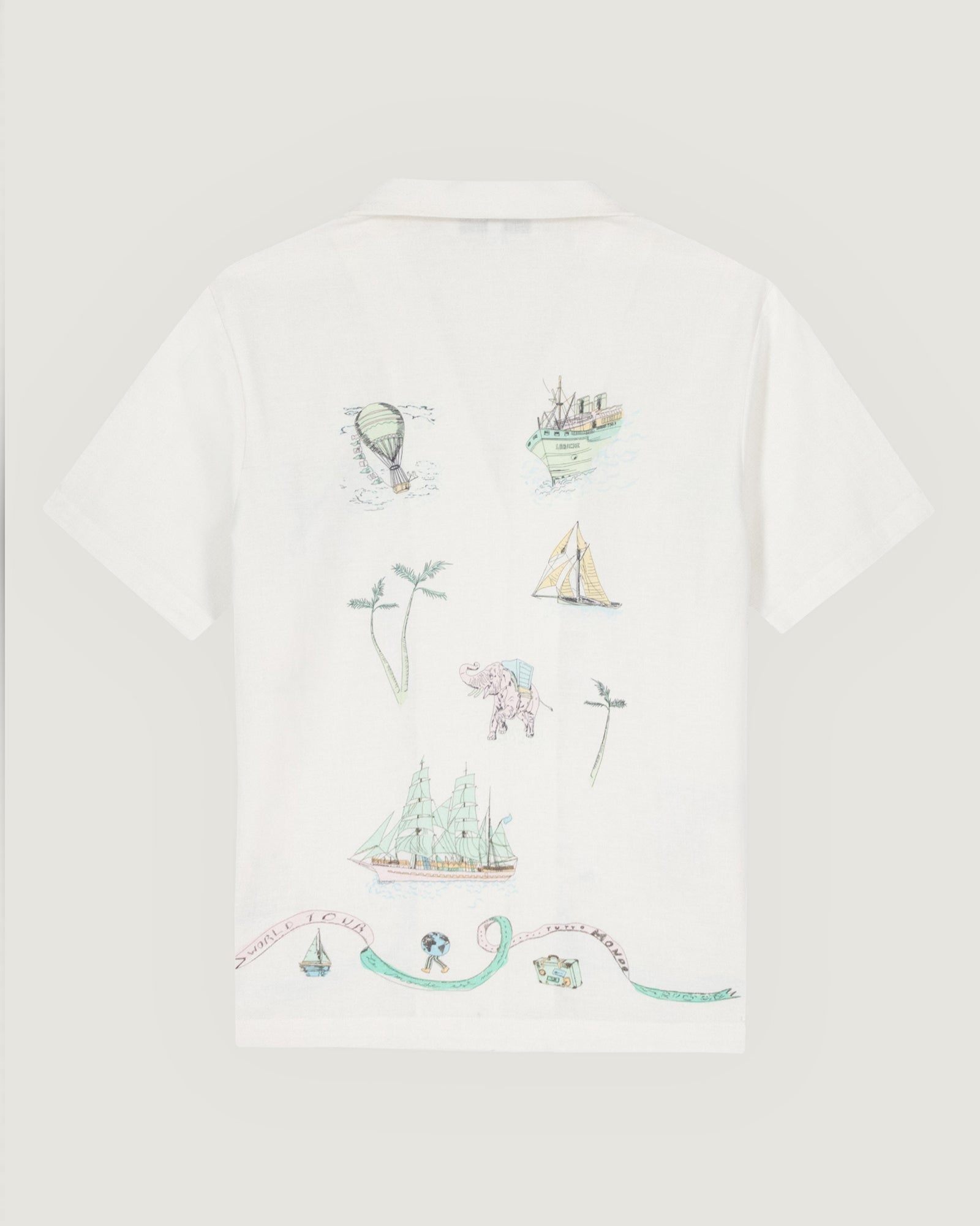 Chemise Around The World "Linen And Cotton" Souchier