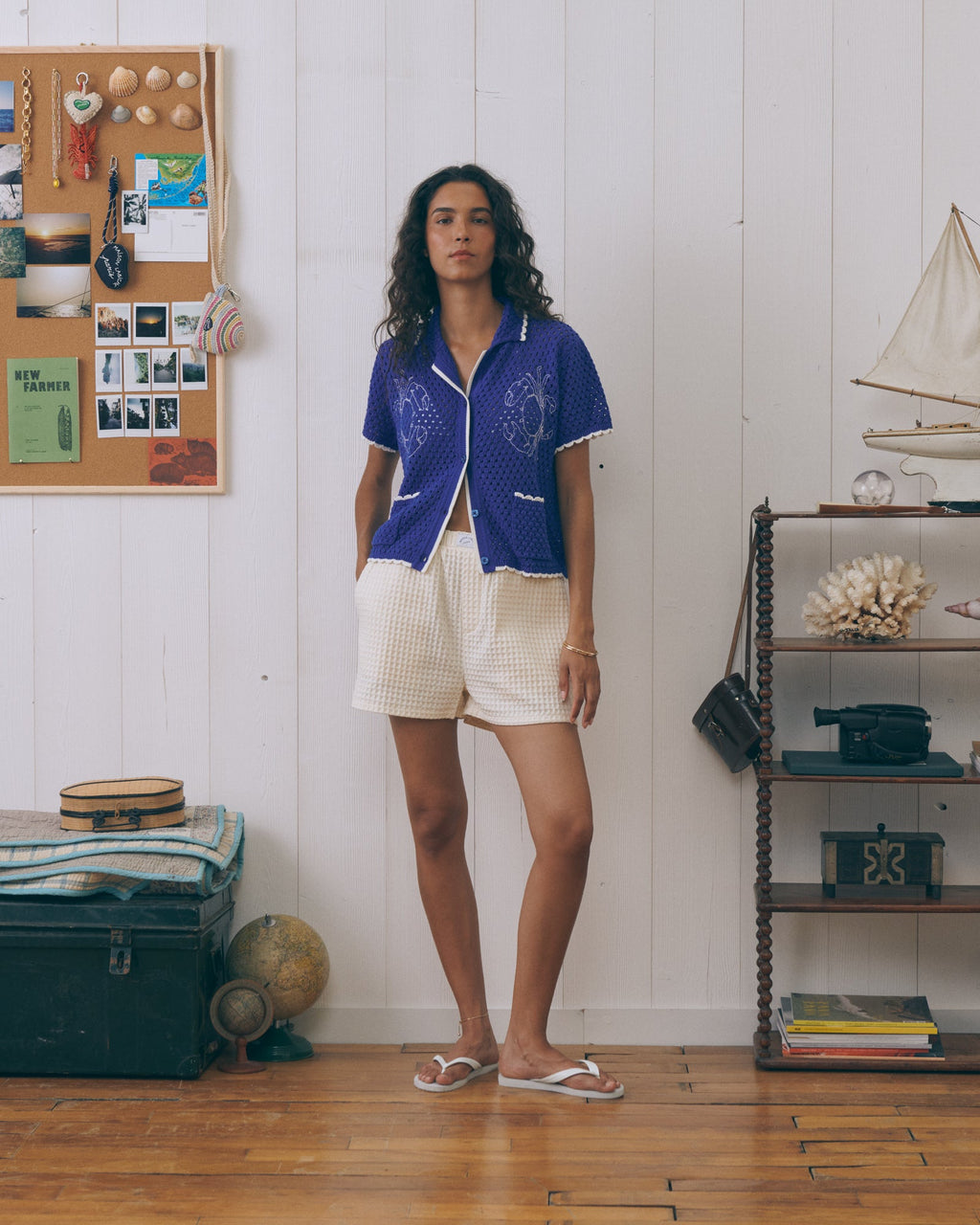 Camisa Lobster Souchier "Crochet"