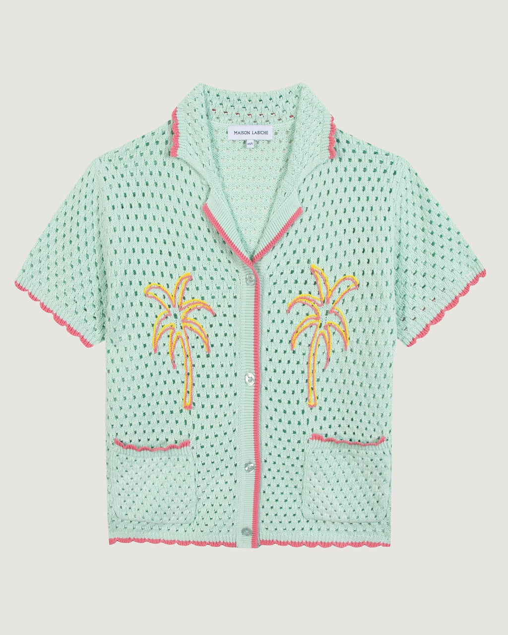 Palm Tree Souchier "Crochet" Shirt