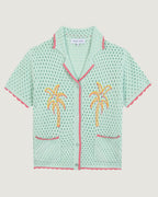 Palm Tree Souchier "Crochet" Shirt