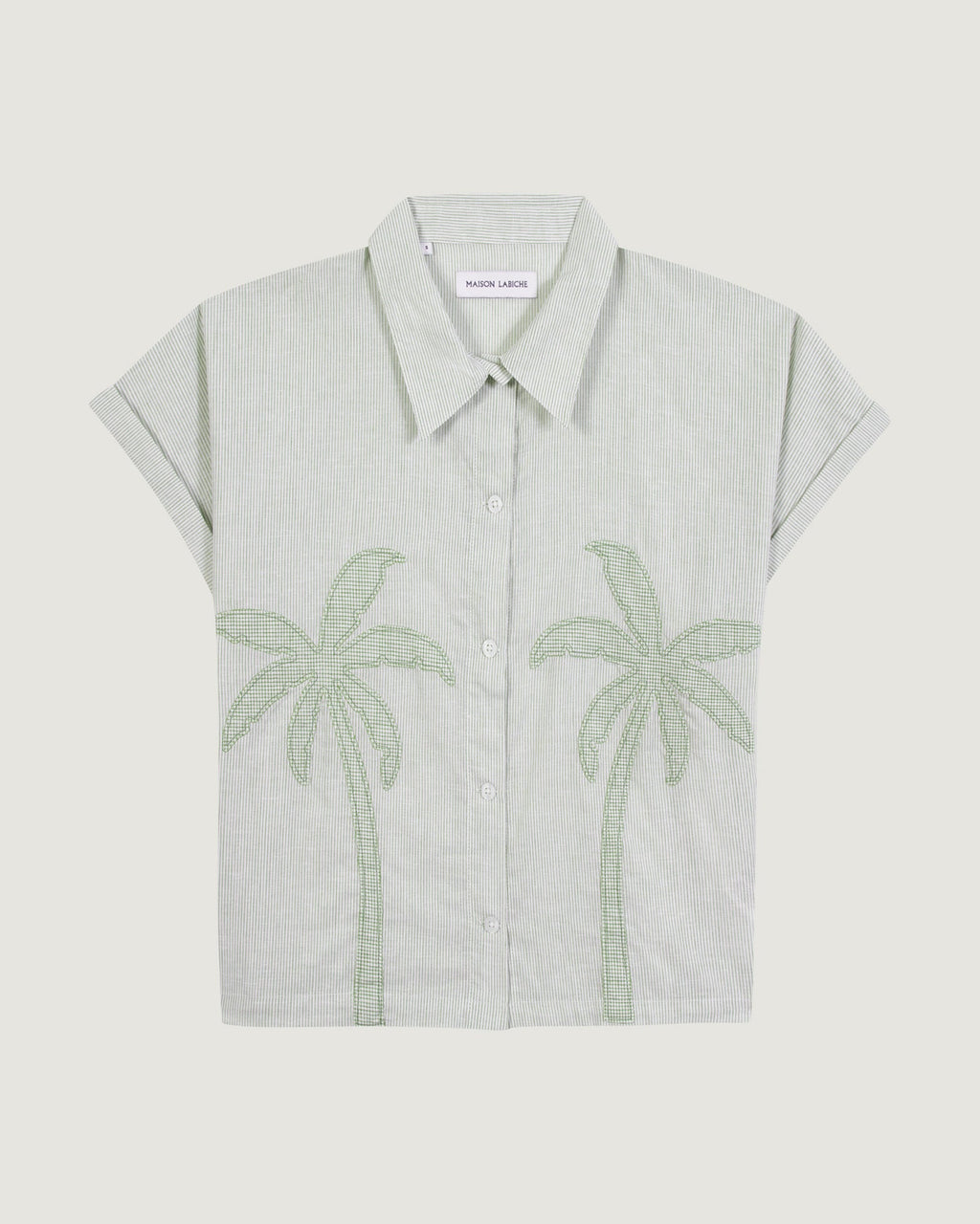 Chemise Palm Tree "Linen And Cotton" Surville