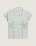Chemise Palm Tree "Linen And Cotton" Surville