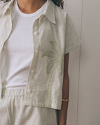 Chemise Palm Tree "Linen And Cotton" Surville