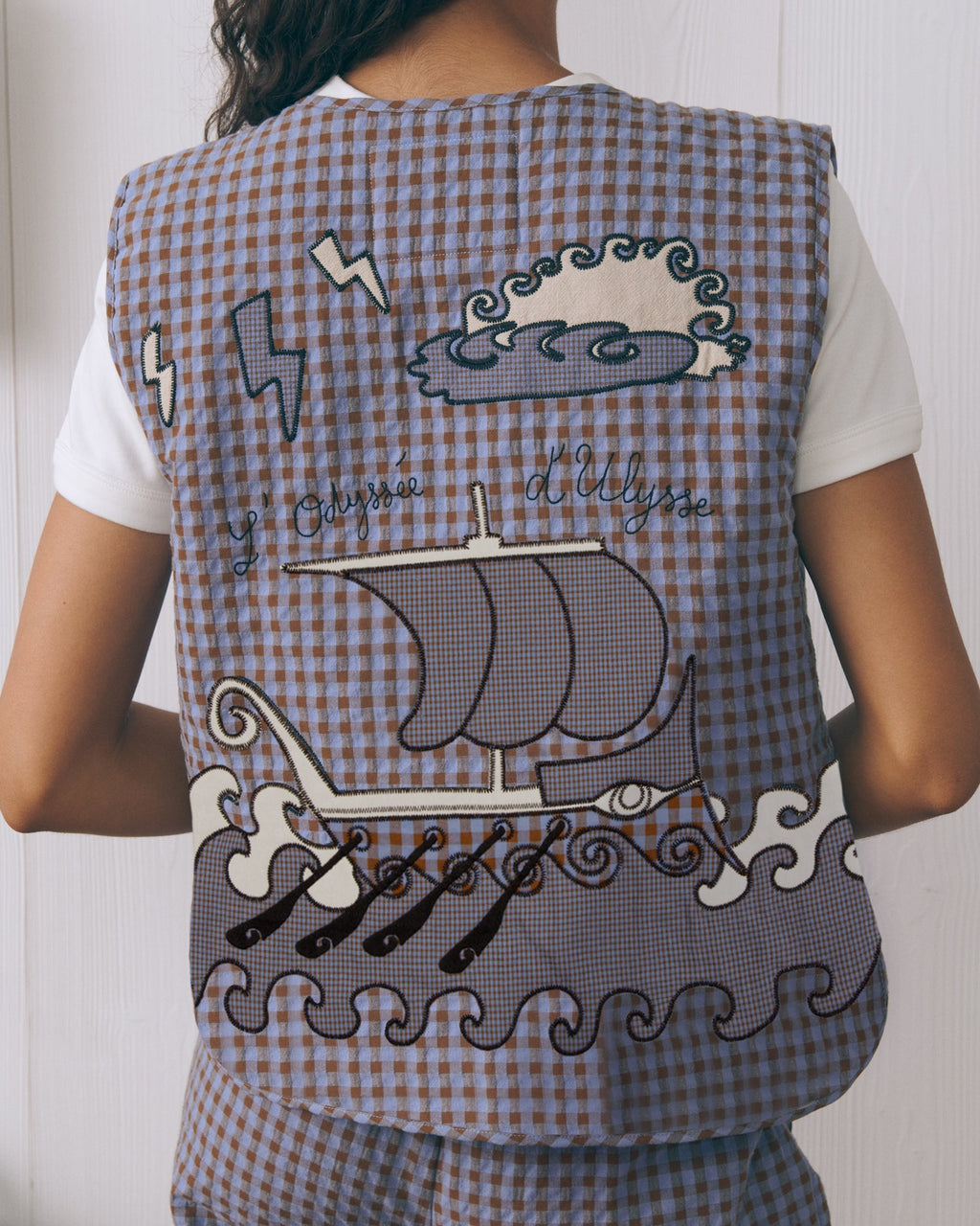 Ulysse "Seersucker" Valhubert Sleeveless Jacket