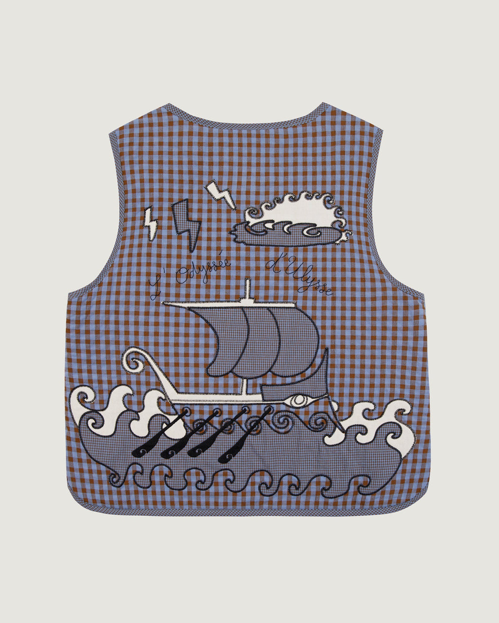 Ulysse "Seersucker" Valhubert Sleeveless Jacket