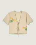 Chemise Parrots "Linen And Cotton" Veneur