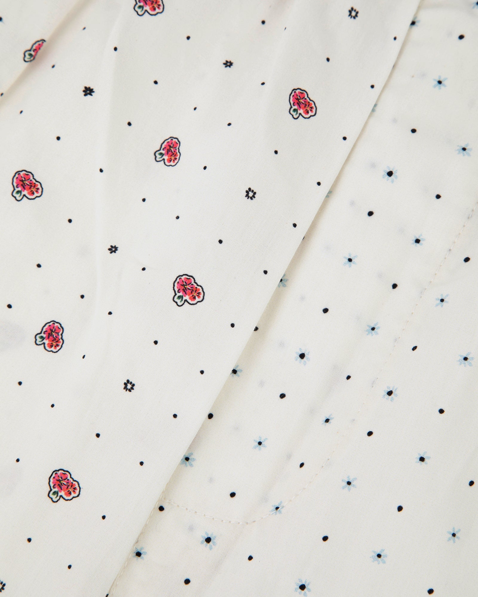 Short Fleurs D Été "Poplin" Vermenouze