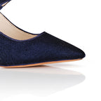 Mules Mary Jane Velvet 75