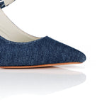 Mules Mary Jane Denim 75