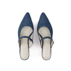 Mules Mary Jane Denim 75