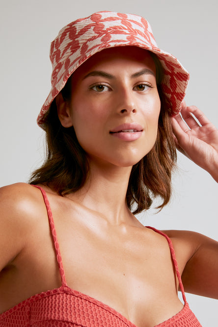 Chapeau Zama Red Bucket - Rouge