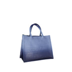 Dior - Cabas Christian Leather Medium Book - Femme - Blue