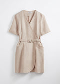Robe Pa Polina En Lin Beige