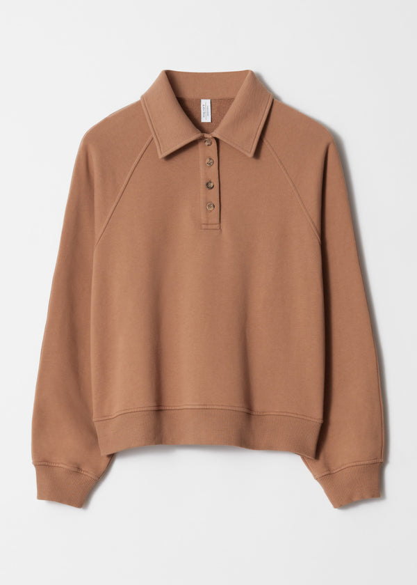 Sweatshirt Pa Alex Polo Sweatshirt - Brown - Women