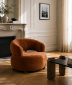 Fauteuil À Oreilles Rio - Rouge Brique