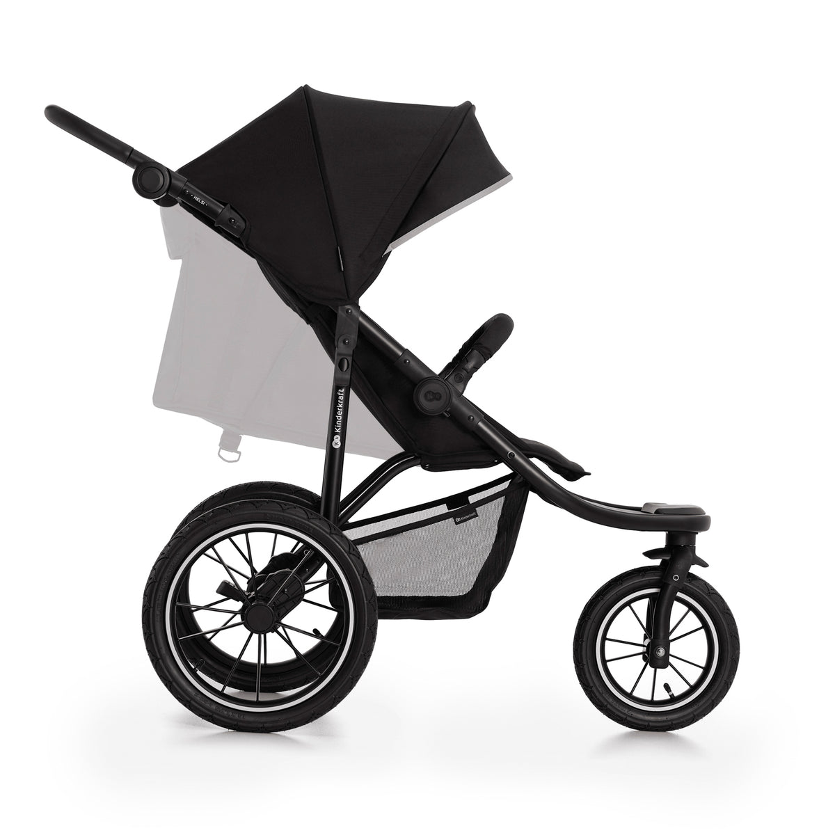 Silla de paseo todoterreno Helsi 2 Negro