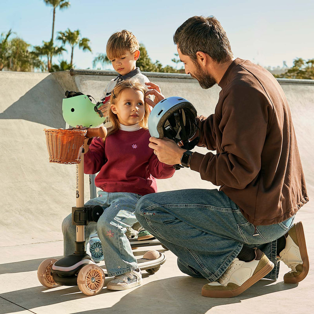 Patinete de Tres Ruedas Raket Up Beige