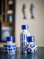 Romane - Jarrón - Azul - Gres